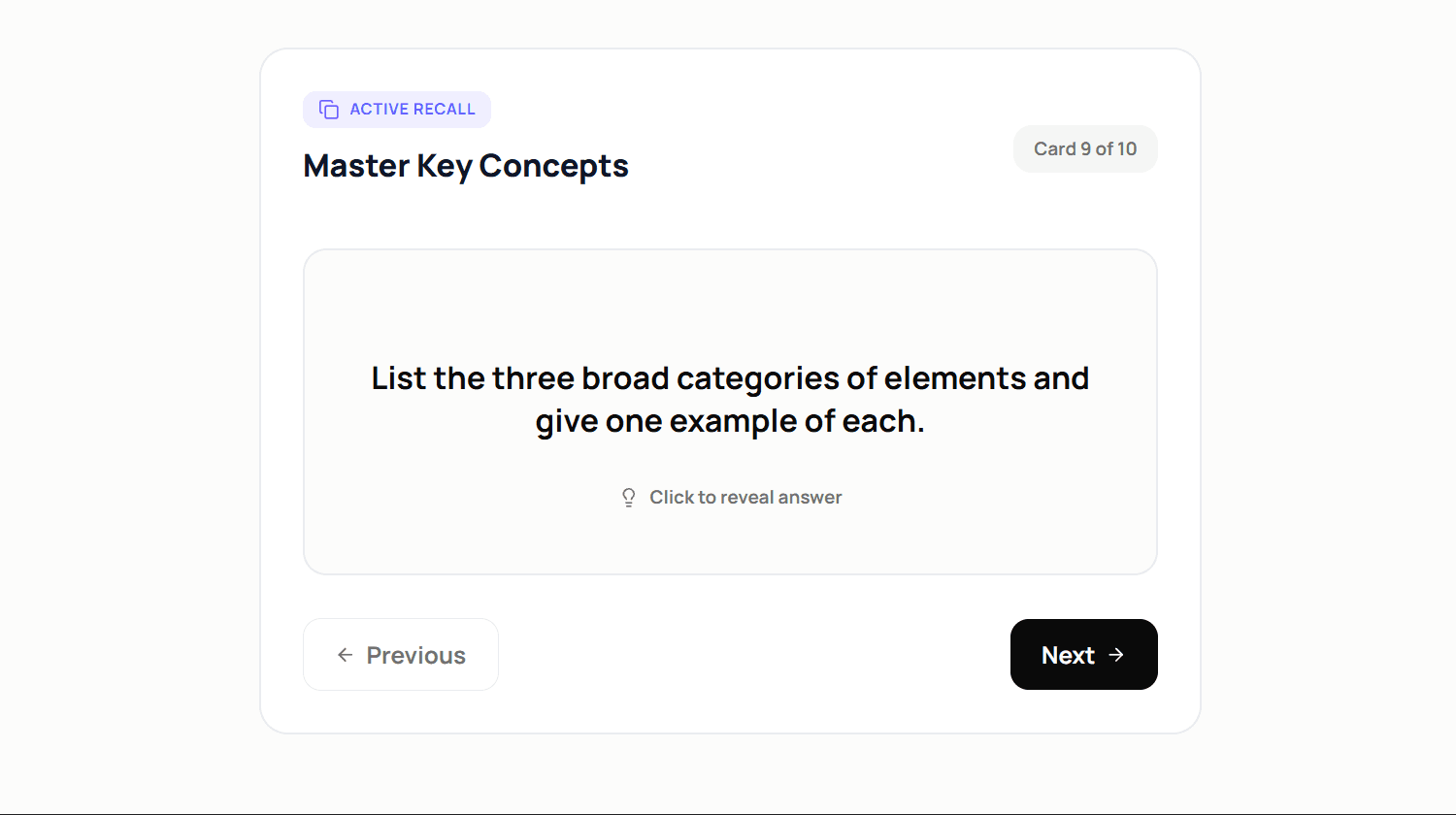 Flashcards Interface 2